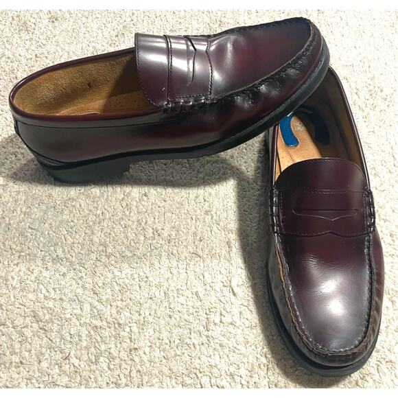 Nunn Bush Dress Shoes Men\'s Size 11.5m Brown Loafers Leather 84109-601 Slip On main image 9